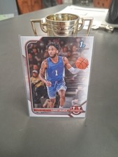 2021-22 Bowman University Basketball Leaky Black Base Rookie Card #41