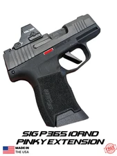 Sig Sauer P365 Factory Grip Extension Base Plate Black Polymer OEM Fit