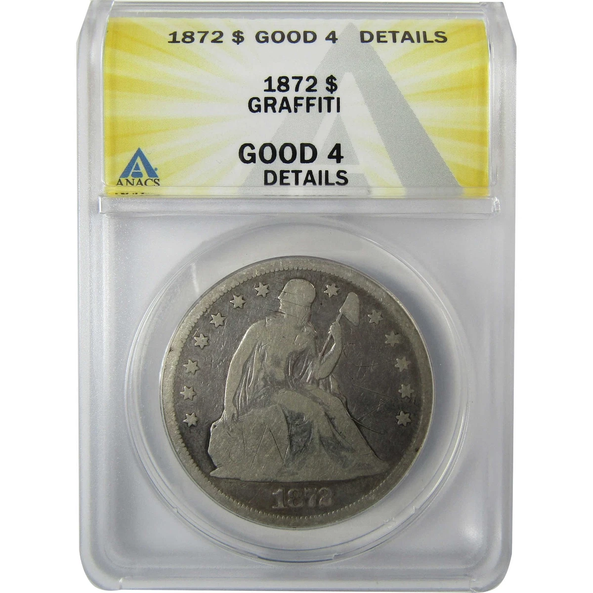 1872 Year Seated Liberty US Dollars (1840-1873) for sale | eBay