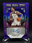 2024-25 Panini Obsidian George Hill Galaxy Ink Auto Purple Flood /49 Pacers
