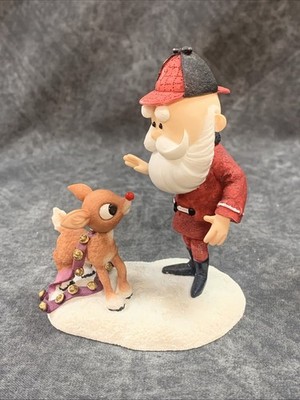 Rudolph And The Island Of Misfit Toys Figurine Santa & Rudolph 725064 By Enesco