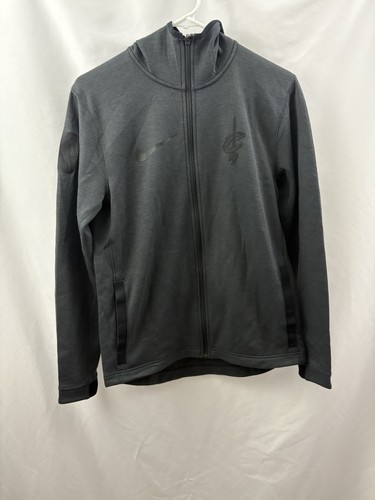 Nike Tech Hoodie XL Youth NBA Cleveland Cavaliers Dark Gray Basketball Dri-Fit - Picture 2 of 10