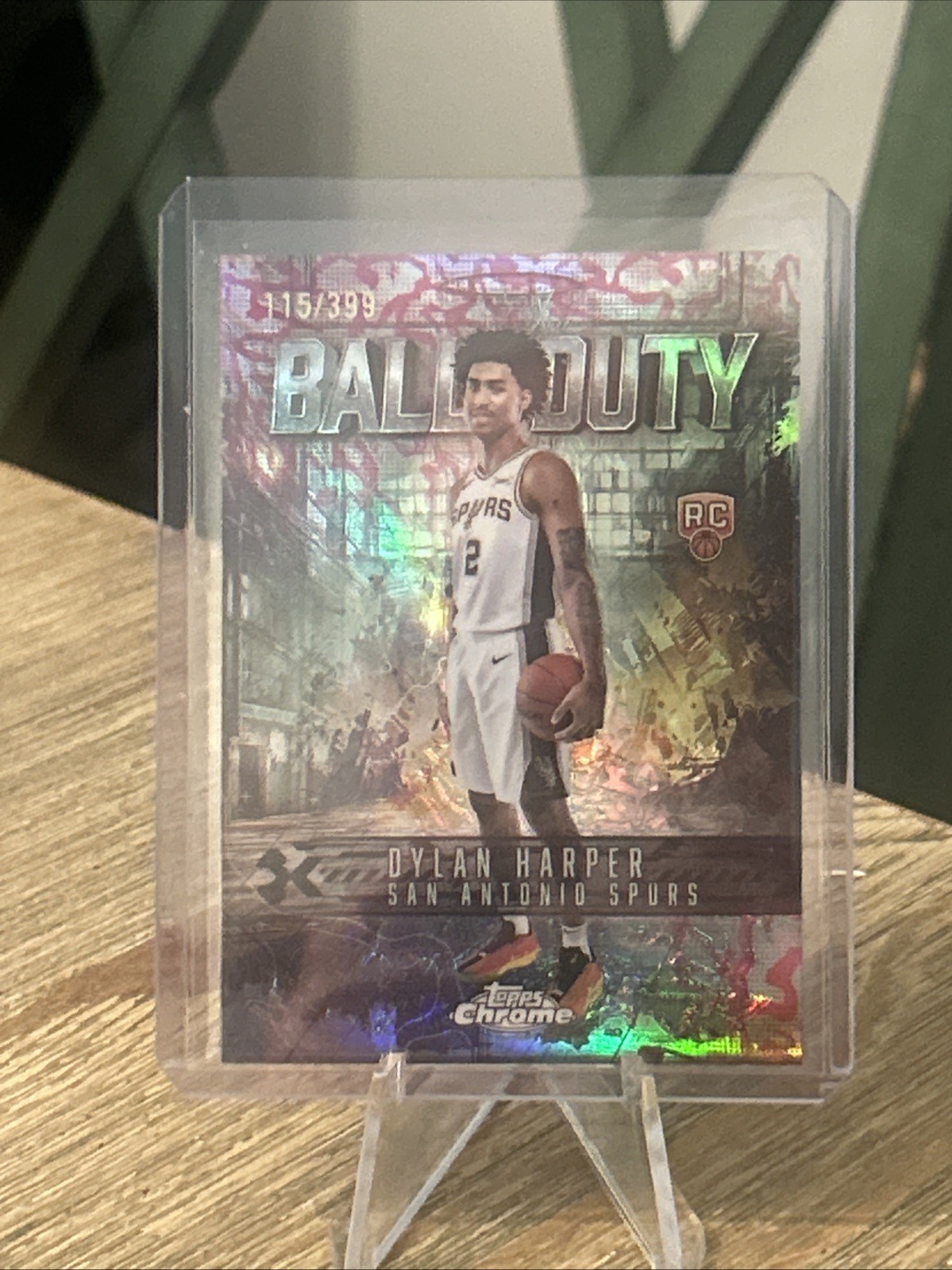 2025 Topps Chrome Dylan Harper Ball Of Duty /399