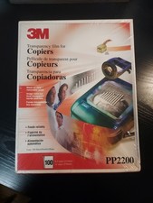 3M Transparency Film for Copiers Box of 100 8.5"x11" PP2200 NEW  SEALED