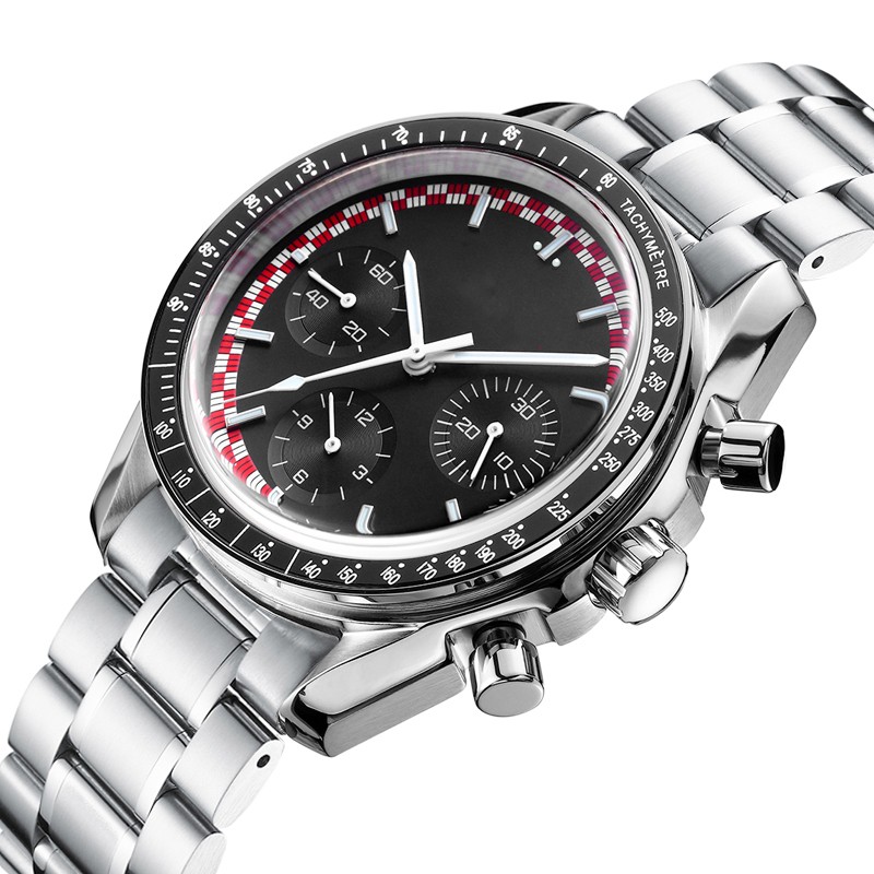 PHYLIDA 40mm Men's Watch ST19 Mechanical Chronograph Stop Watch