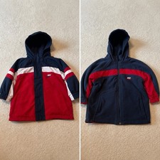 Nike Jacket Boys Blue Red Reversible Softshel...