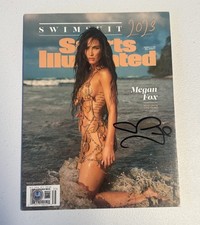 MEGAN FOX SIGNED SPORTS ILLUSTRATED SWIMSUIT ISSUE BECKETT BAS 3