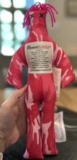 DAMMIT 13" Plush DOLL PINK BREAST CANCER I AM A SURVIVER DAMMIT!!! Stress relief