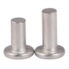 Stainless Steel Solid Rivets - M3 Flat Head, 304 Grade, GB/T 109 Standard