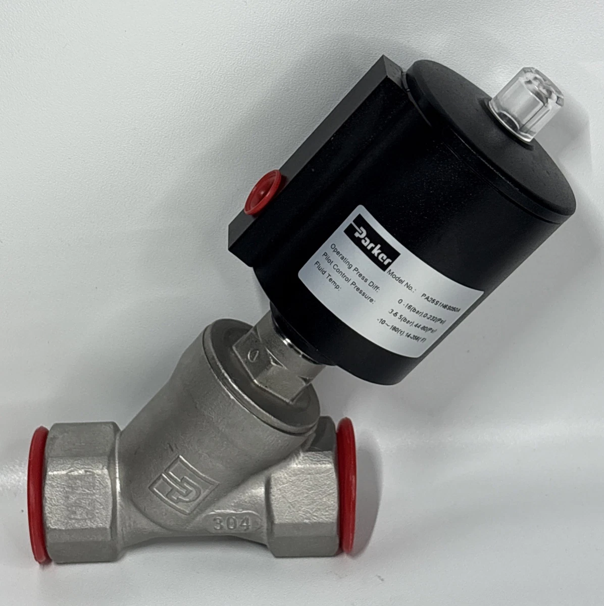 Parker PA25S1N6S050A 1in NPT 2-Way Angle Seat Valve photo 3