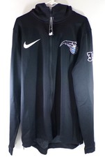 Orlando Magic 30 Years Nike Team Issued Warm Up Hoodie Sweatshirt Black L Tall