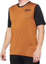 100% Ridecamp Jersey Terracotta Black size X-Large