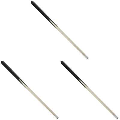 Set of 3 Billiard Short Stick Pool Cue Sticks for Adults with Case Cues Kids