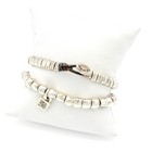 UNO de 50 Silver Plated Sculptural Bangle Bracelet Jewelry Lot of 6 #M1539-4 — photo 8