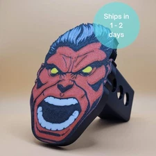 Custom Trailer Hitch Cover. Fits 2" Receivers. Vibrant Colors. Made in USA