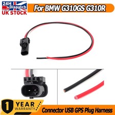 For BMW G310GS G310R Connector USB GPS Plug Harness Accessory Power Outlet