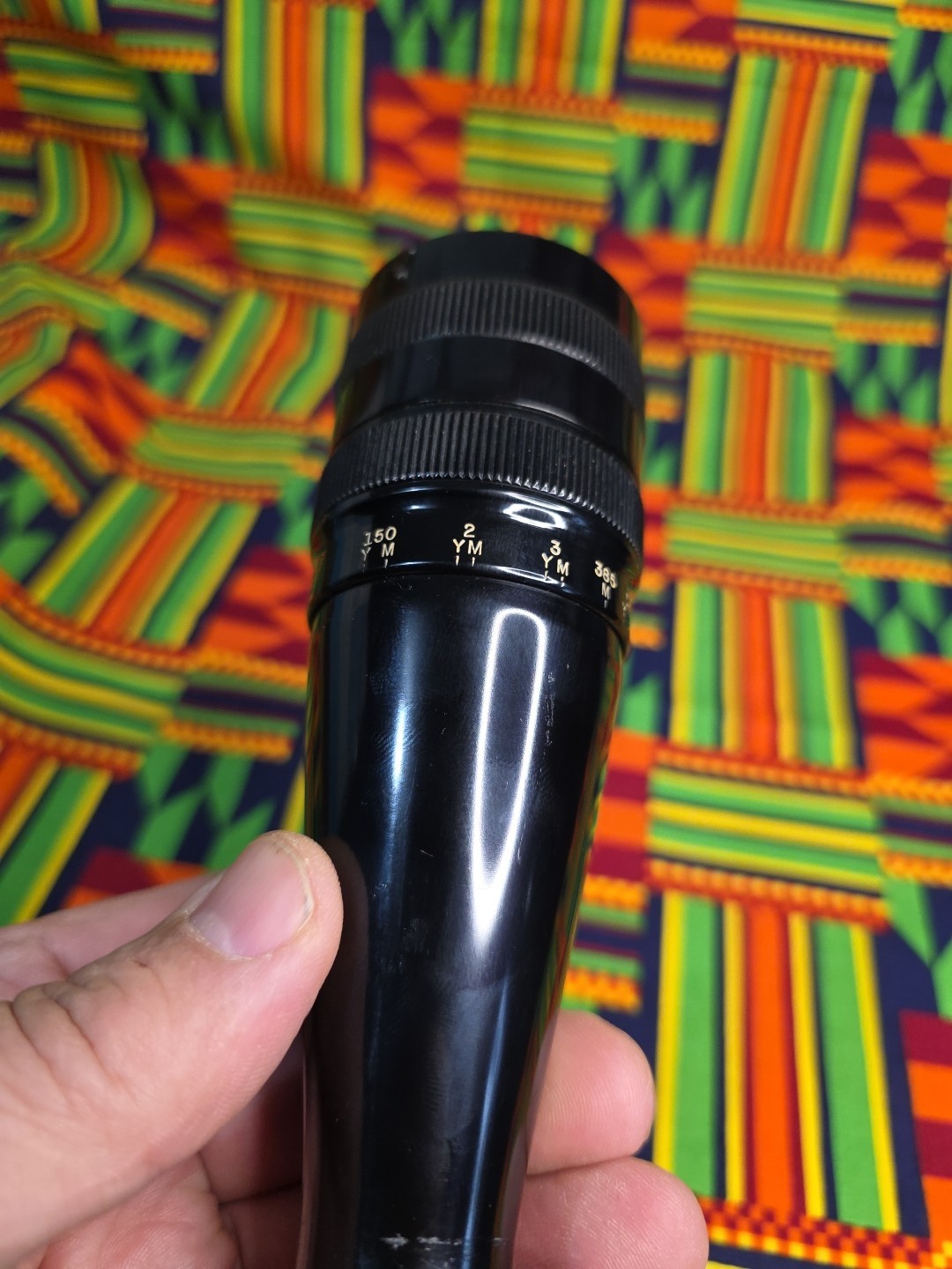 VINTAGE REDFIELD 6-18X ACCU-RANGE 600 GLOSS RIFLE SCOPE WITH AO TARGET RETICLE 