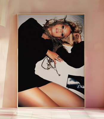 Kate Moss Vintage 70s Fashion Magazine Editorial Photography Wall Art