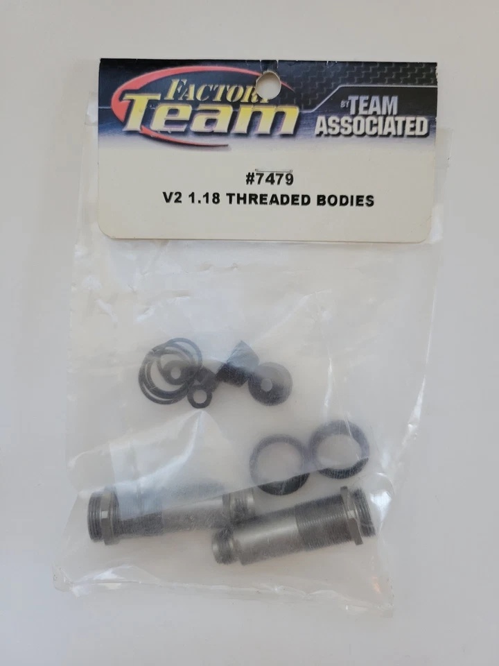 Team Associated #7479 FT V2 1.18 Threaded Bodies Fits B4 B4.1 Rear B44 Rear New - Image 3 of 4
