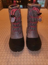 The North Face Kids Youth Winter Snow Boots Lace-Up Rubber Mid-Calf US 4