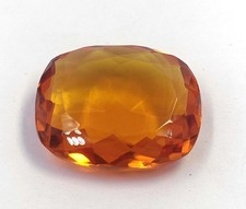 Brilliant Quality Natural Orange Sapphire 42.35 Ct Cushion Shape IGL 6MHH