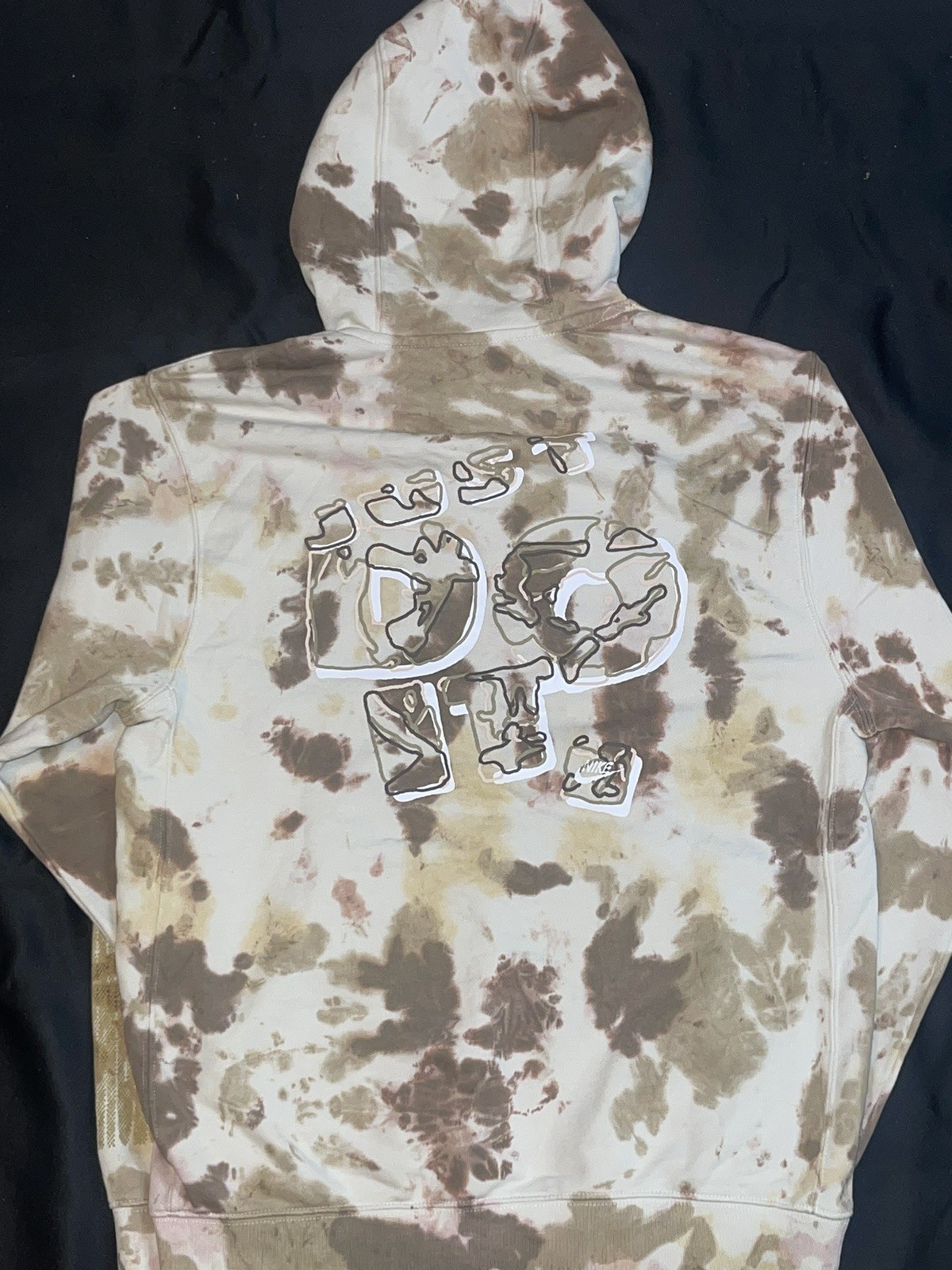 Nike Tan Acid Print Basic Pullover Sweatshirt | S… - image 5