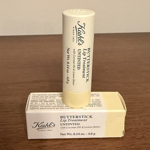 Kiehl's Butterstick Lip Treatment, Discontinued Untinted Lip Balm NIB, Full Size - Picture 2 of 3