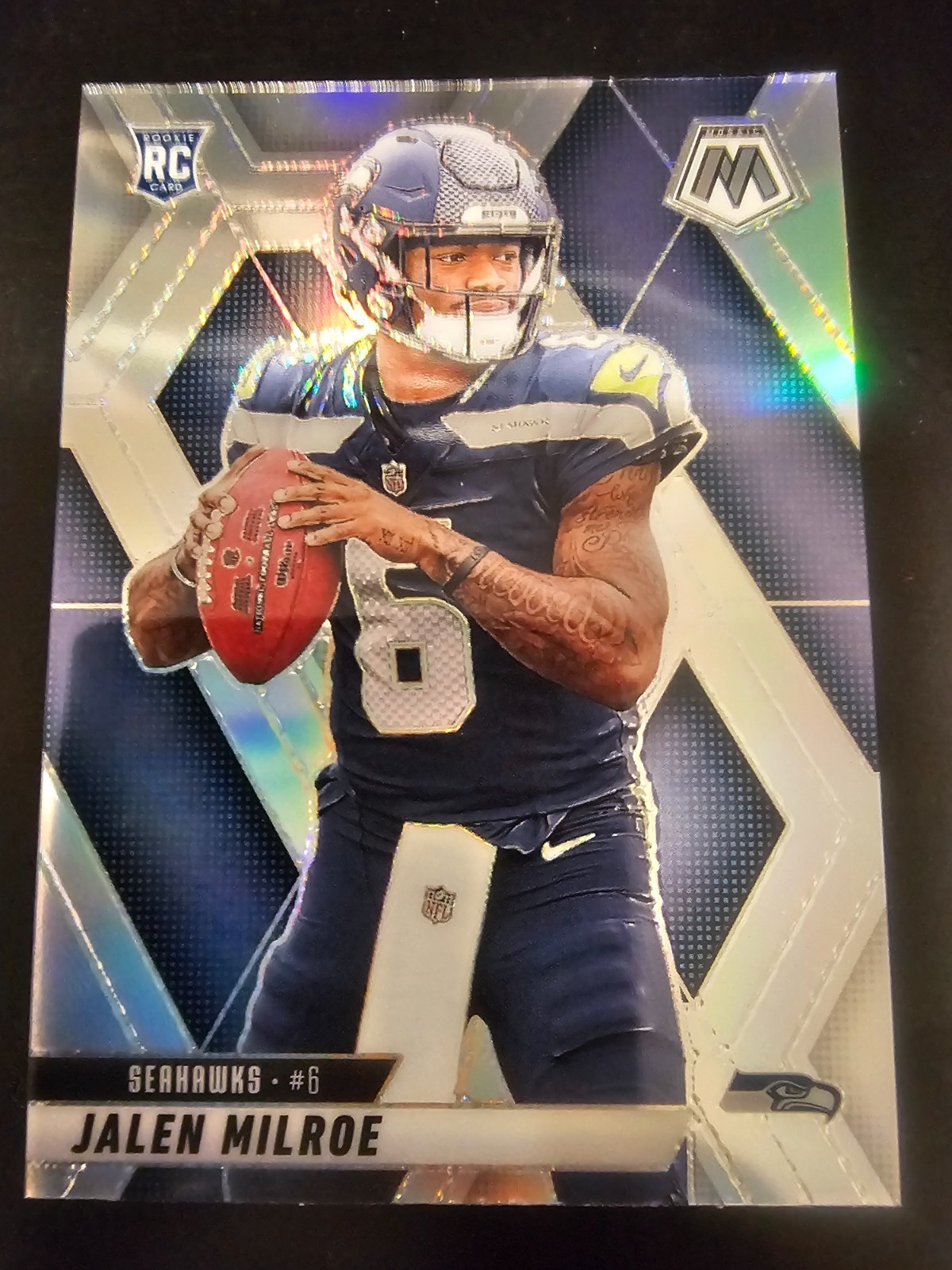 2025 Panini Mosaic - Jalen Milroe #322 - Silver Prizm (RC)