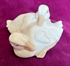 NAO by Lladro Ducks sleeping together. Figurine