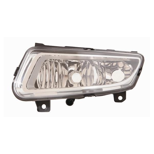 Nebelscheinwerfer Vorne Rechts FüR Polo 2009-2013 Verchromt Licht DRL 6R0941062B-image