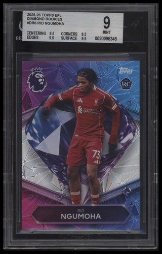 Rio Ngumoha #DR-6 2025 Topps Premier League Diamond Rookie card
