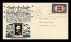 US COVER DENMARK OVERRUN COUNTRIES FDC SCOTT 920 CROSBY PHOTO CACHET