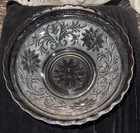 Anchor Hocking MCM 7 1/2” Bowl Clear Glass Excellent Cond. Scalloped Beautiful