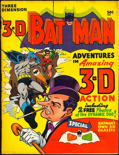 3-D Batman #nn (1966) (Has Glasses) Silver Age Vintage DC Comic 1966 VG