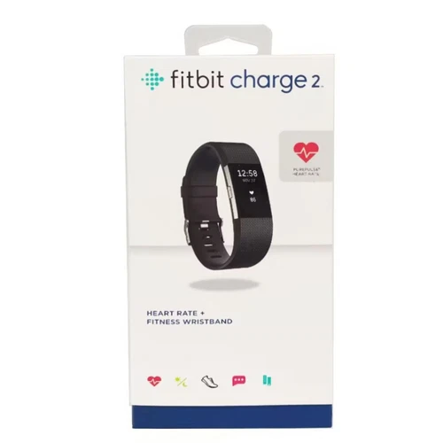 NEW Fitbit Charge 2 HR Fitness Activity Tracker- Black/Blue/Purple/Gold- (S + L) - Picture 6 of 12