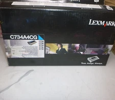 Genuine Lexmark C734A4CG Toner Cartridge NEW SEALED BOX