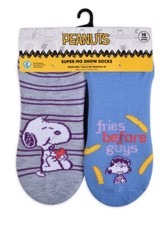 NEW PEANUTS 10 Pairs Super No Show Socks Shoe Size 4-10