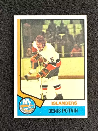 1974-75 Topps Hockey #195 Denis Potvin RC NM