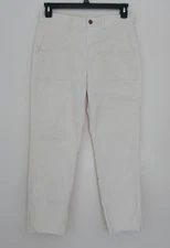 GAP Khaki Pants 3452 Women's Size 6 Light Beige Flat Front Straight Leg