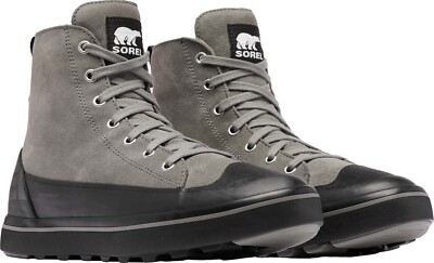 SOREL Men's Cheyanne Metro II Sneak 100g Waterproof Boots Quarry Black  10