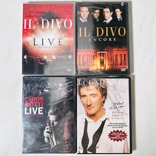 DVD Lot of 4 - Rod Stewart It Had To Be You - Chris Botti - Il Divo Live Encore