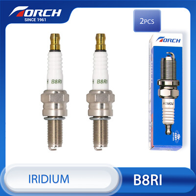 2X TORCH B8RI Iridium Widerstand Zündkerzen für NGK 4218 CR8EIX f Yamaha Yfz 450