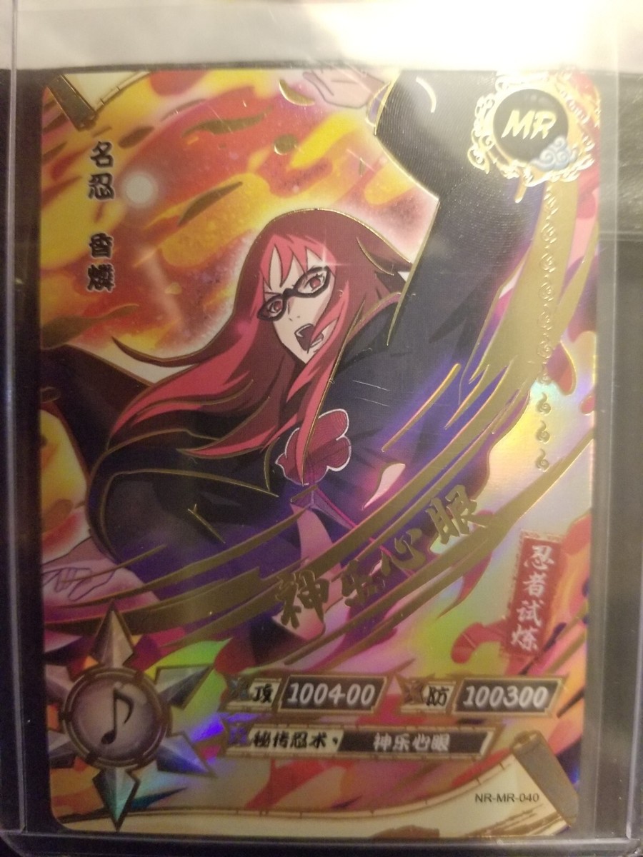 Karin MR Ultra Rare Foil Kayou Official Naruto Card TCG NR-MR-040