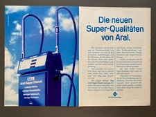 ARAL Super Diesel Zapfsäule Tankstelle Oldtimer 1987 Vintage Ad Werbung Reklame