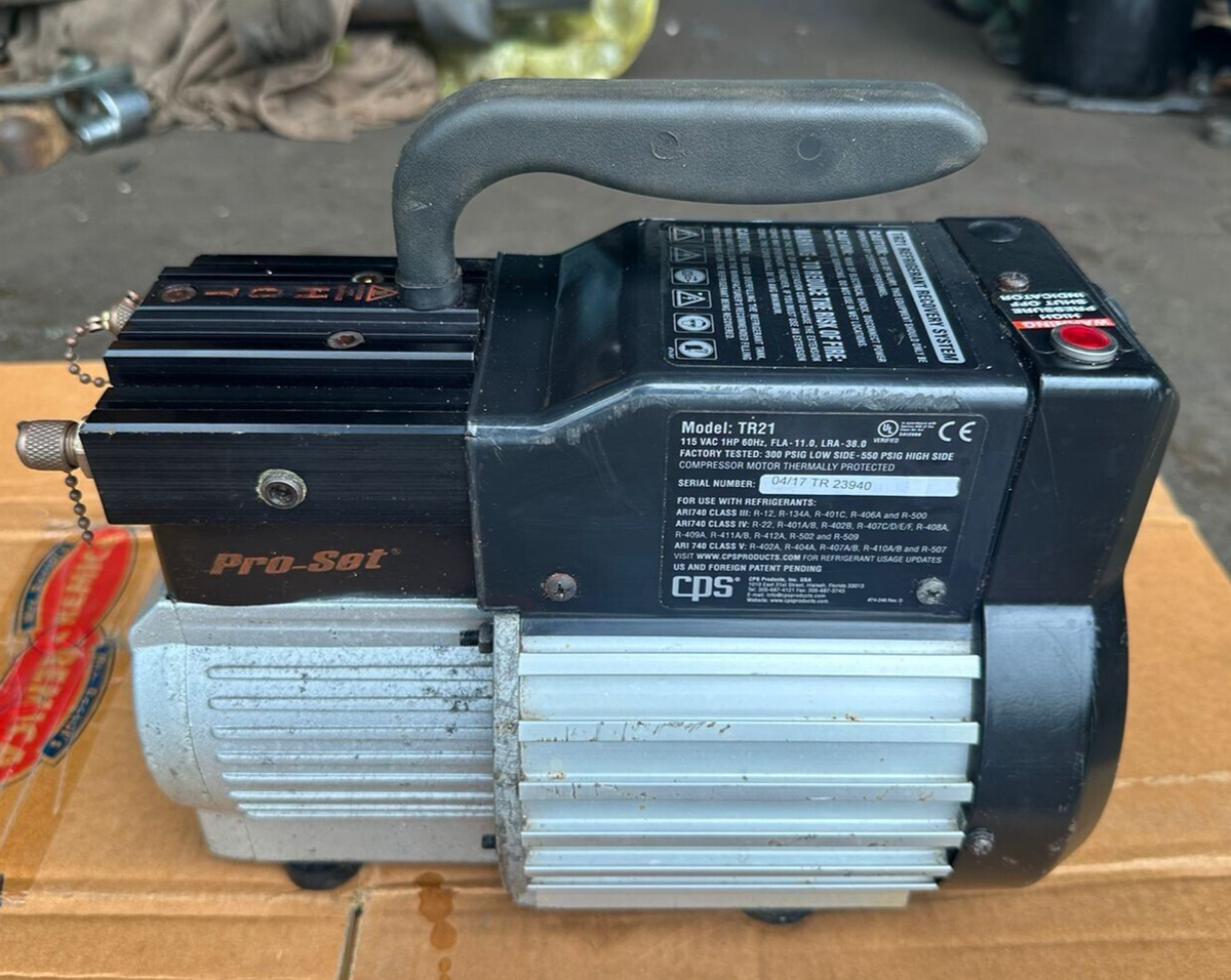 CPS REFRIGERANT RECOVERY SYSTEM MODEL TR21 | eBay