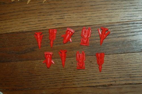 Gerry Anderson THUNDERBIRDS Miniature Rubber Rescue Vehicles - Red