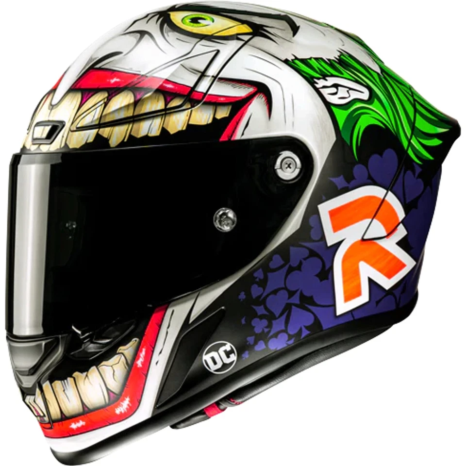HJC Casco De Moto S - RPHA 1 Joker DC Comics MC48SF - Casco Integral MotoGP - Imagen 2 de 4