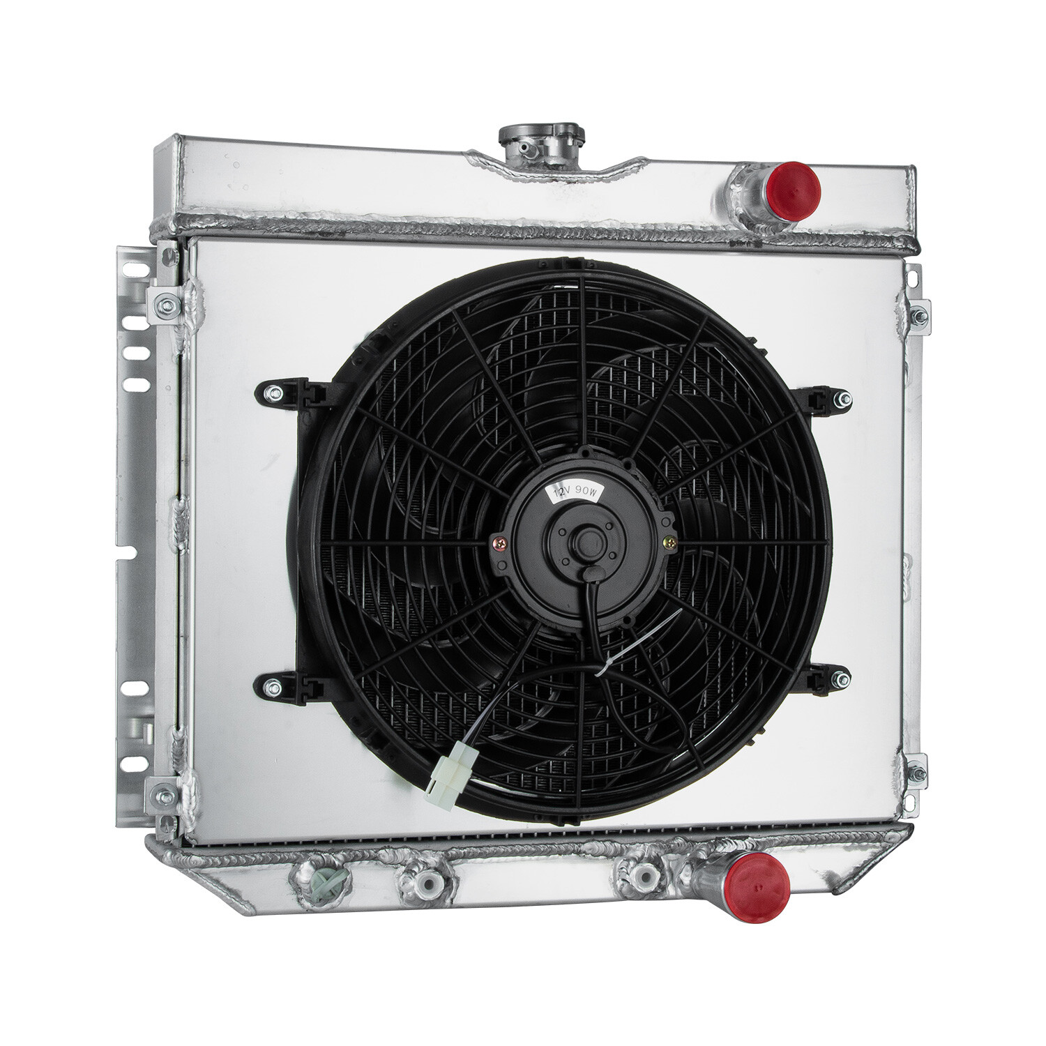 4 Row Radiator Shroud Fan For 1967-1969 1968 Ford Mustang 1967-68 Mercury Cougar thumbnail 10