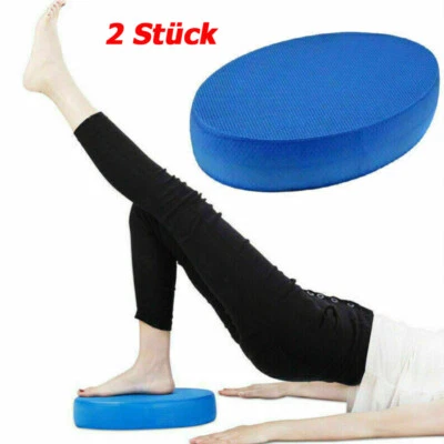 2x Yoga Balance Pad Knöchel Erholung Training Kissen Matte Übung Nicht Rutschend - Bild 1 von 4