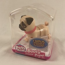 Zuru Pets Alive Booty Shakin' Pups Interactive Mini Prancing Pug New